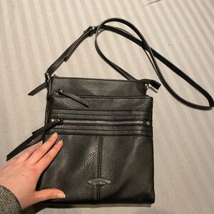 Franco Sarto Black Crossbody Bag